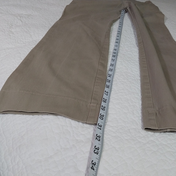 Dickies Juniors Women's Sz.11 Beige Chinos Classic Straight Leg Cotton Blend - Picture 6 of 13